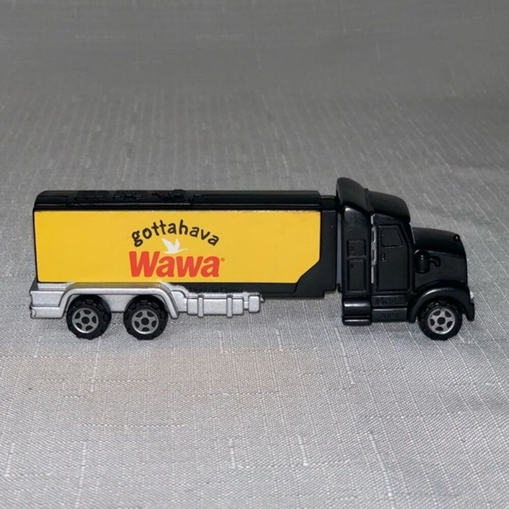 *RARE* PEZ Dispenser Collectible WaWa Semi-Truck Trailer Yellow Black Classic